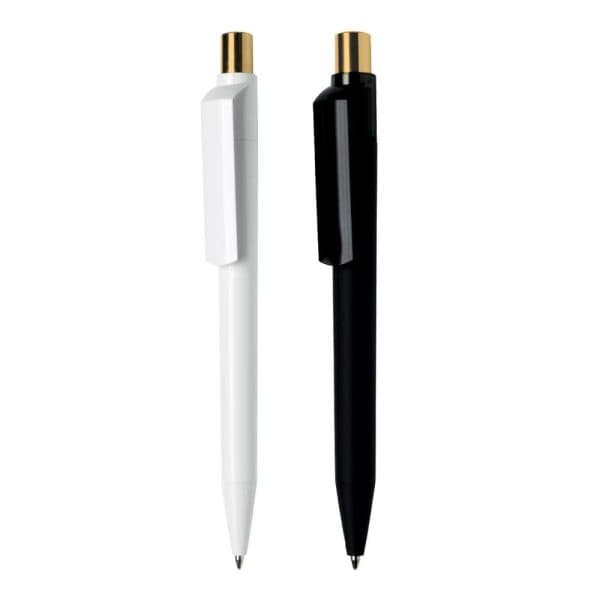 Dot Pens with Gold Push Button - View 1