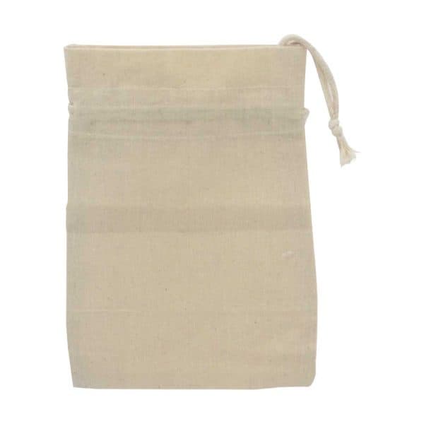 Drawstring Cotton Pouch Bags - View 1