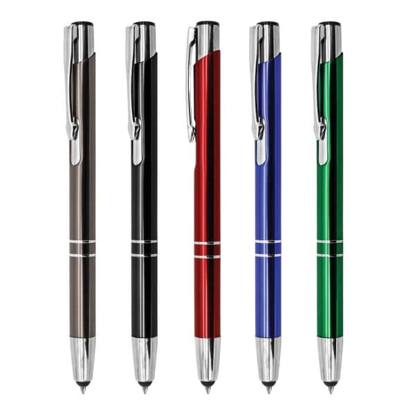 Aluminum Pens with Stylus - View 1