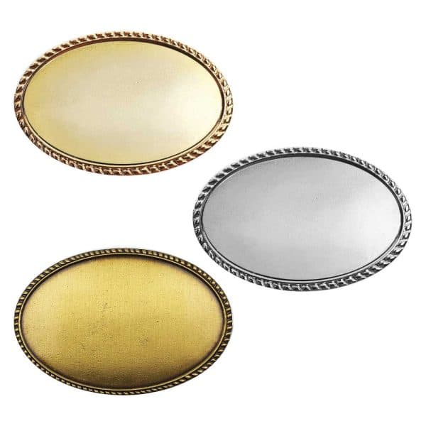 Oval Rope Design Logo Badges - View 1