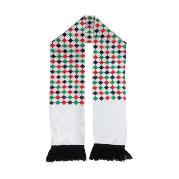 UAE Flag Knitted Scarf - View 1