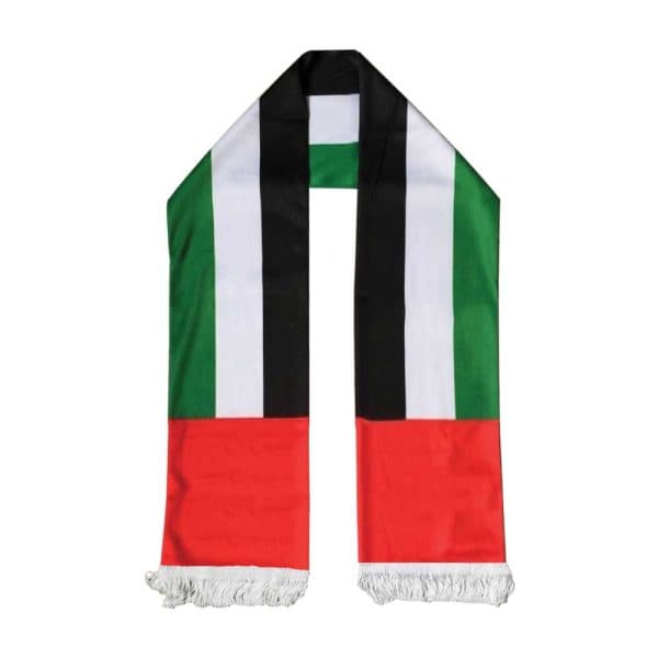 UAE Flag Satin Scarfs - View 1