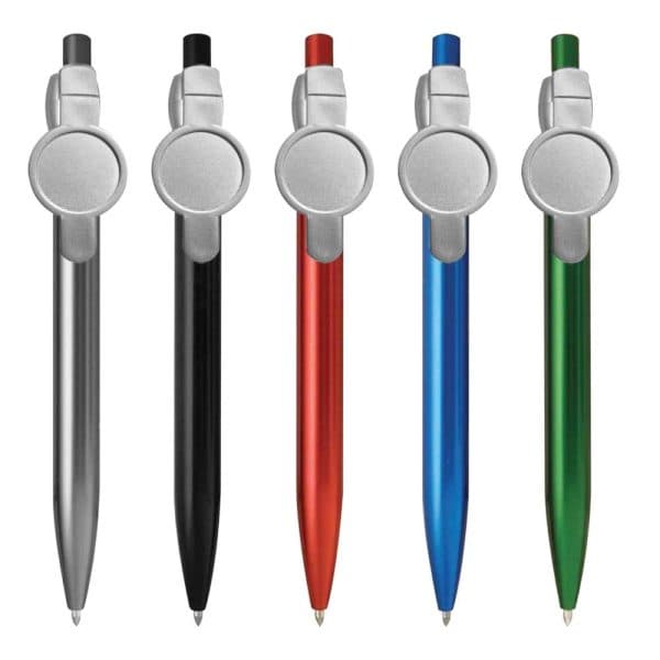Big Logo Plastic Pens - View 1