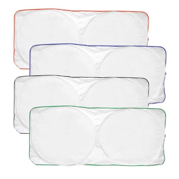 Sunshades for Cars in White Tyvek Material - View 1