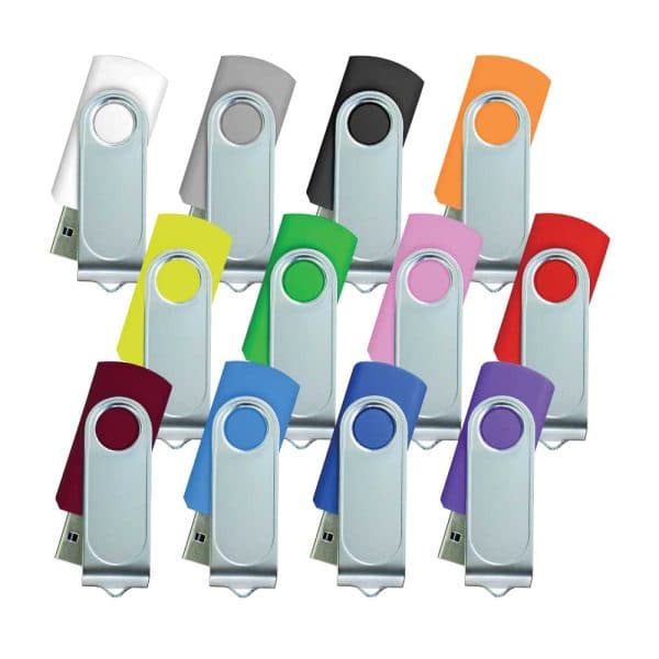 Swivel USB with 2 sides Printing - View 1