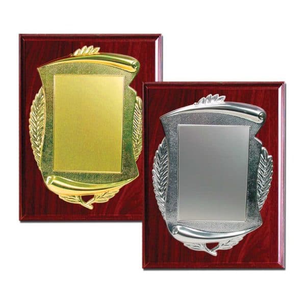 Wooden Plaques with Spanish Plate - View 1