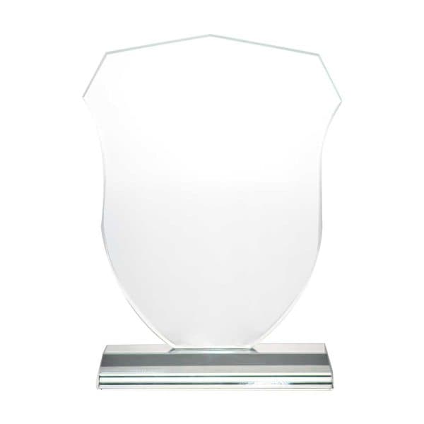 Shield Shaped Crystal Awards with Gift Box - View 1