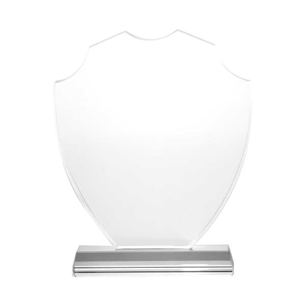 Victorian Shield Crystal Awards with Gift Box - View 1
