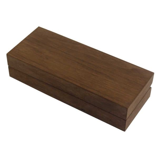 Matte Finish Veneer Wood Material Pen Box - View 1