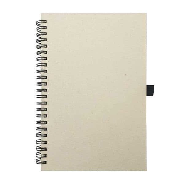 A5 Size Milk Paper Spiral Notebooks, 70 Sheets 80 GSM - View 1
