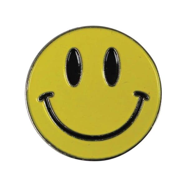 Smiley Metal Badges - View 1
