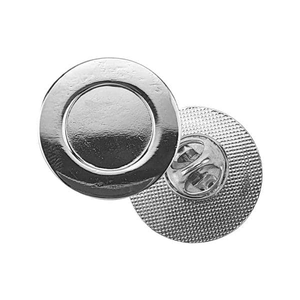 Round Logo Metal Badges with Butterfly Clutch