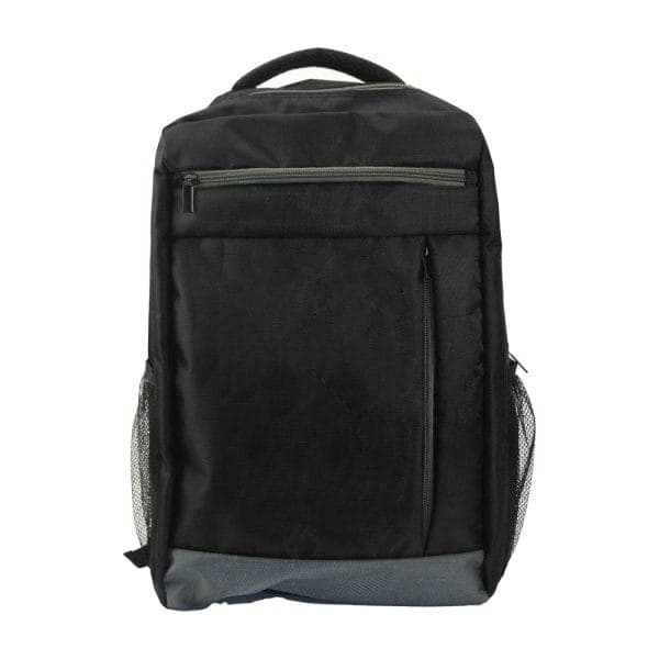 Backpacks in Black 1680D Polyester Material - View 1