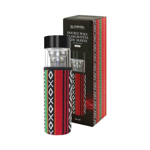 Double Wall Glass Bottles with SADU Sleeve 500ml - View 1