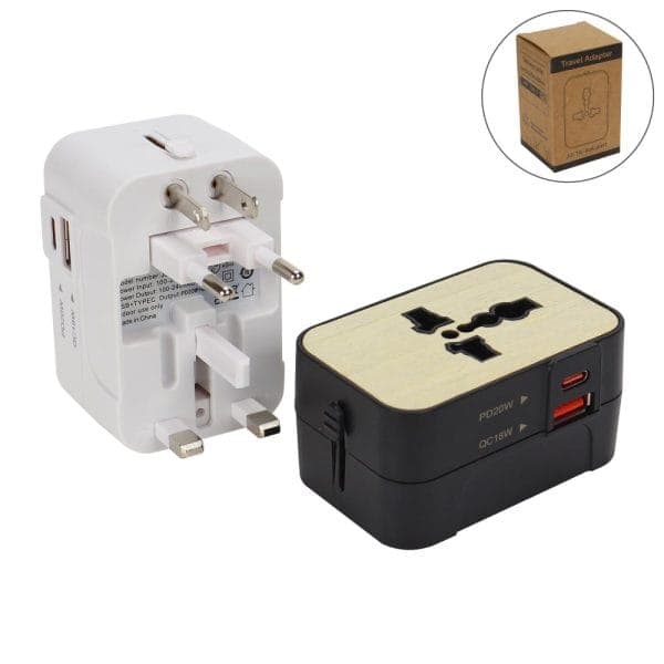Fast Charging Universal Travel Adaptors 20W - View 1