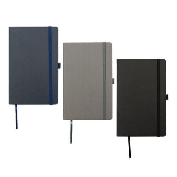 Appeel A5 PU Notebooks with Elastic Band Pen Loop Bookmark - View 1