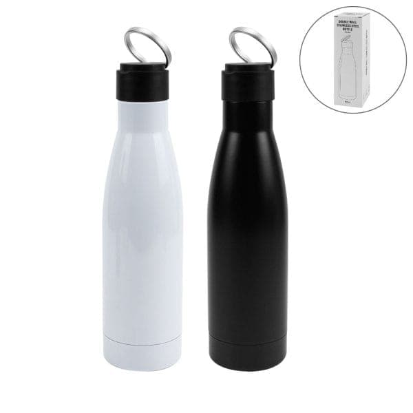 Double Wall SS Bottles Twist-off Lid SS Foldable Handle 500ml - View 1