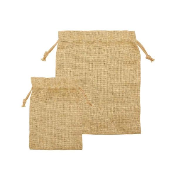Jute Drawstring Pouches in A4 and A5 Size - View 1