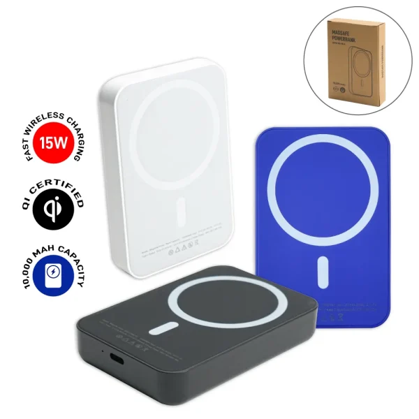 Magsafe Powerbank 10,000 mAh 15W Fast Wireless Charging - View 1