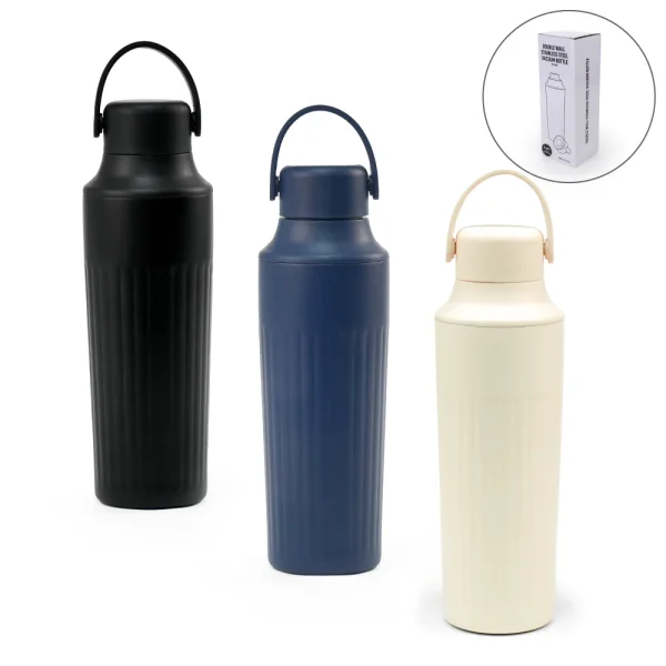 Dual Opening SS Bottles, Double-Wall Insulated Body, Powder Coated, 500ml - View 1