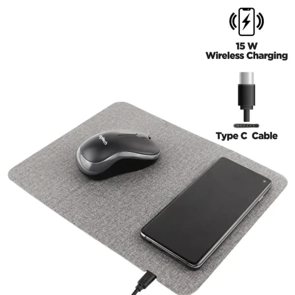 Fast Wireless Charging Mousepad in 15W, Foldable Design Type C - View 1