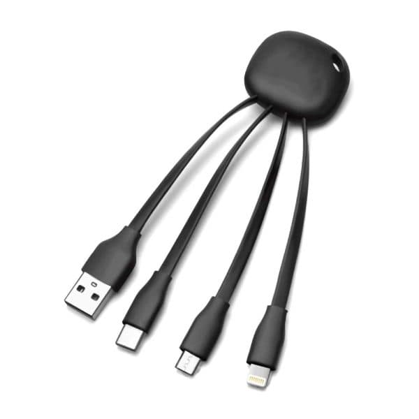 Light Up Logo Multi Charging Cable - View 1