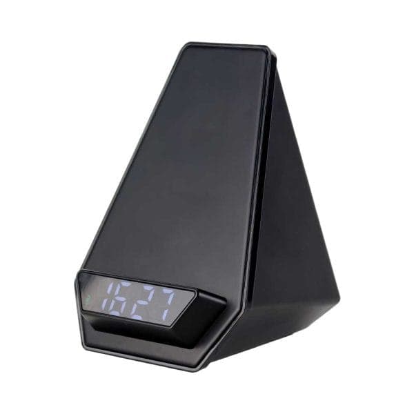 Wireless Charger BT Speaker with Clock & Light-up Logo - View 1