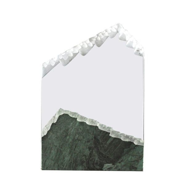 Mountain Shaped Crystal & Marble Awards in the Box - View 1